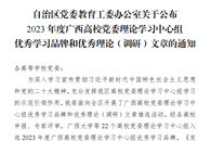 喜讯：taptap官网获评2023年度广西高校党委理论学习中心组优秀学习品牌和优秀理论（调研）文章