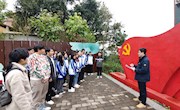 学习贯彻习近平新时代中国特色社会主义思想主题教育：电子信息工程学院党总支学生一支部走进柳贤清风园开展主题党日活动