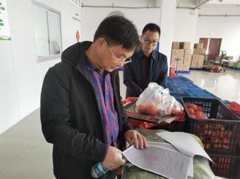 校领导带队调研taptap官网食堂食材供应商