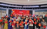 机电工程学院协同市、校图书馆举办留学生“非遗传承 喜乐迎春”活动