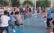 【喜迎二十大】凝心聚力，拔出精彩—机电工程学院开展拔河比赛