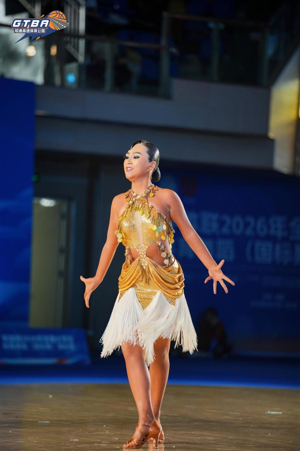 Li Yijin during the competition