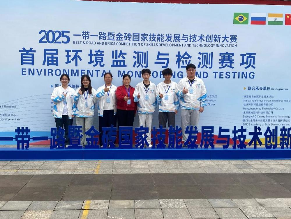 Third Prize in the BRICS Belt and Road Environmental Monitoring and Testing Competition