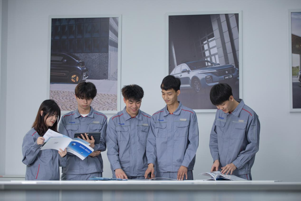 On-Site Photo of Students Studying