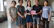 School of Trade and Tourism Management Visited Students from Families with Financial Difficulties in Summer of 2021 