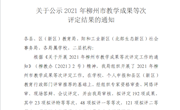 喜讯:taptap官网马克思主义学院斩获2021年柳州市教学成果一等奖