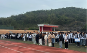 贸易与旅游管理学院举行升旗仪式