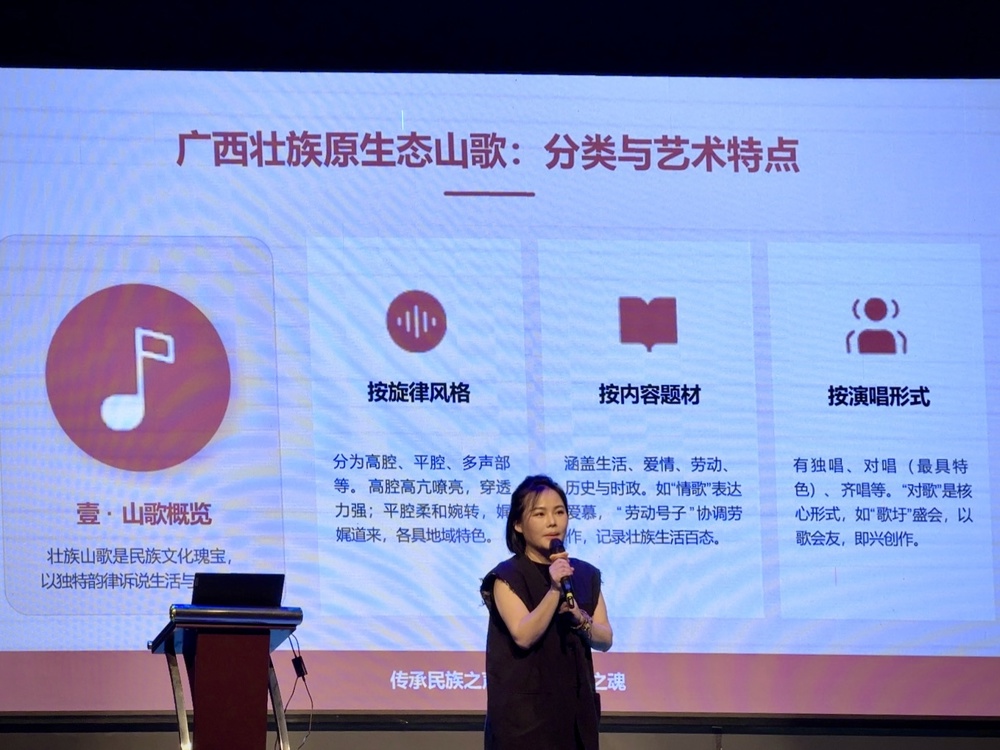 艺术学院举办“壮歌嘹歌 八桂舞韵”主题讲座