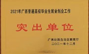 喜报——taptap官网连续21年荣获广西高校毕业生就业工作先进（突出）单位称号